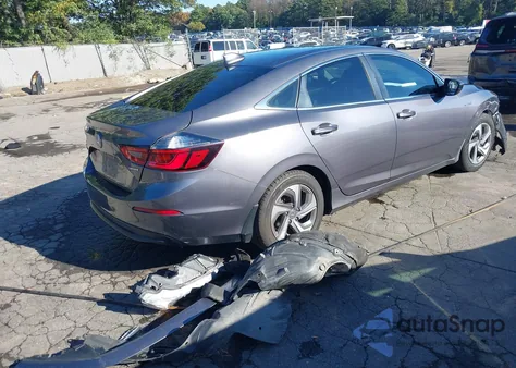 2019 Honda Insight Lx z USA, uszkodzony, nr VIN 19XZE4F10KE031100